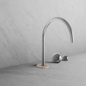 BARiL B35-8009-00L-CH-120 Two-Handle Deck Mounted Lavatory Faucet