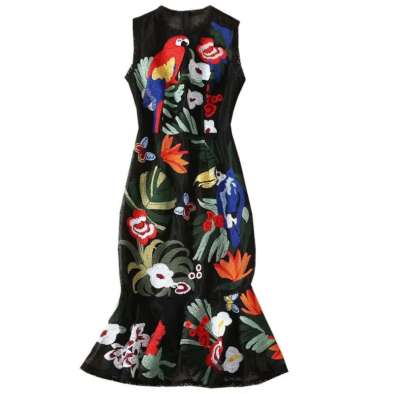Bloom Embroidered Dress