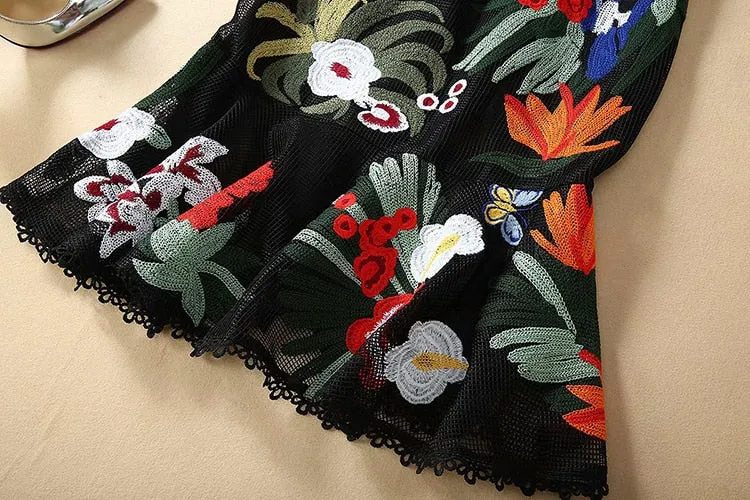 Bloom Embroidered Dress