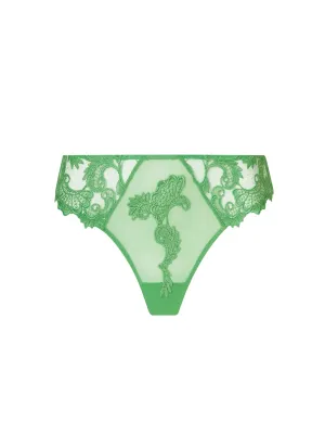Dressing Floral in "Emeraude" Italian Brief By Lise Charmel - S-XXL