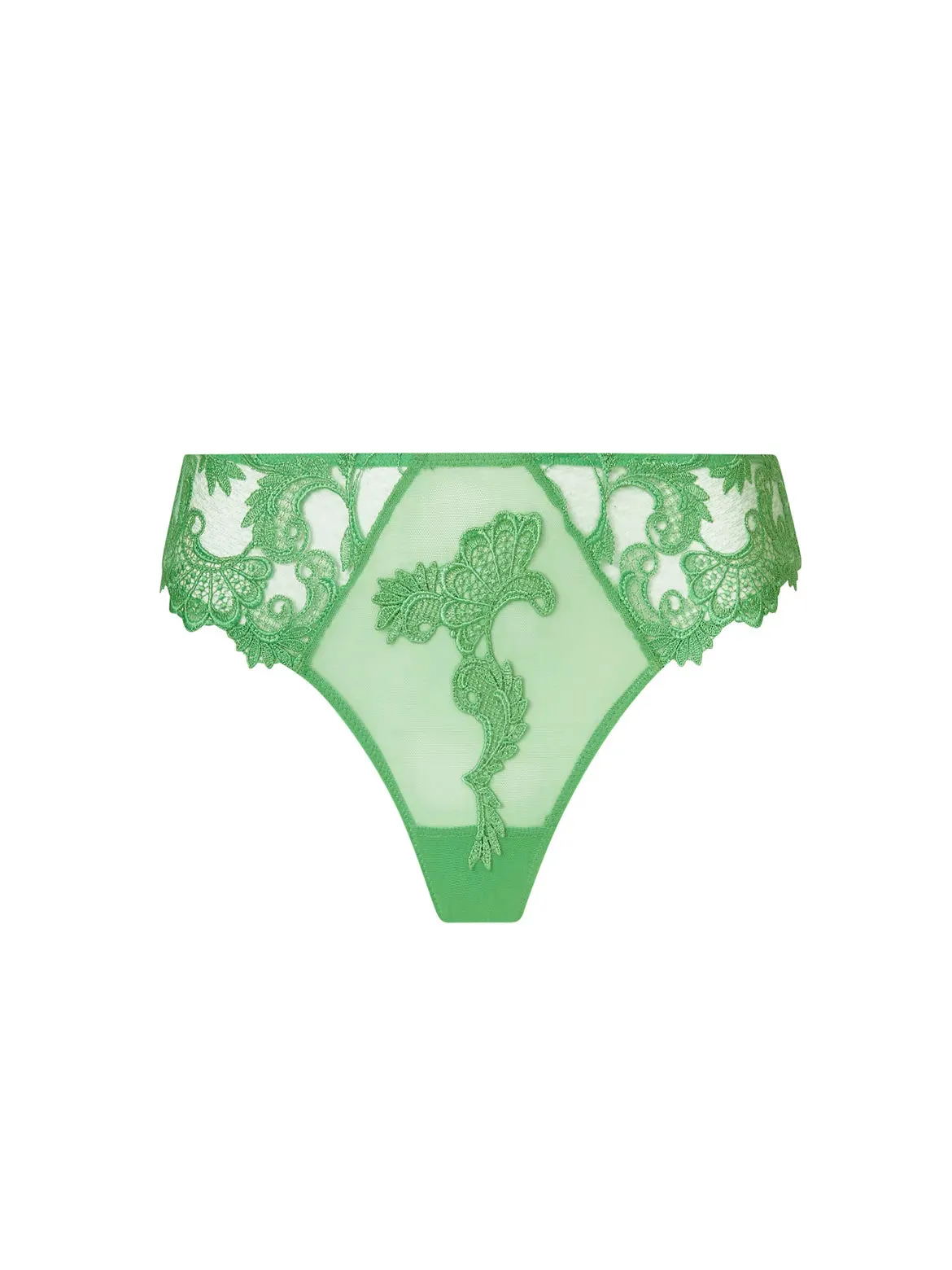 Dressing Floral in "Emeraude" Italian Brief By Lise Charmel - S-XXL