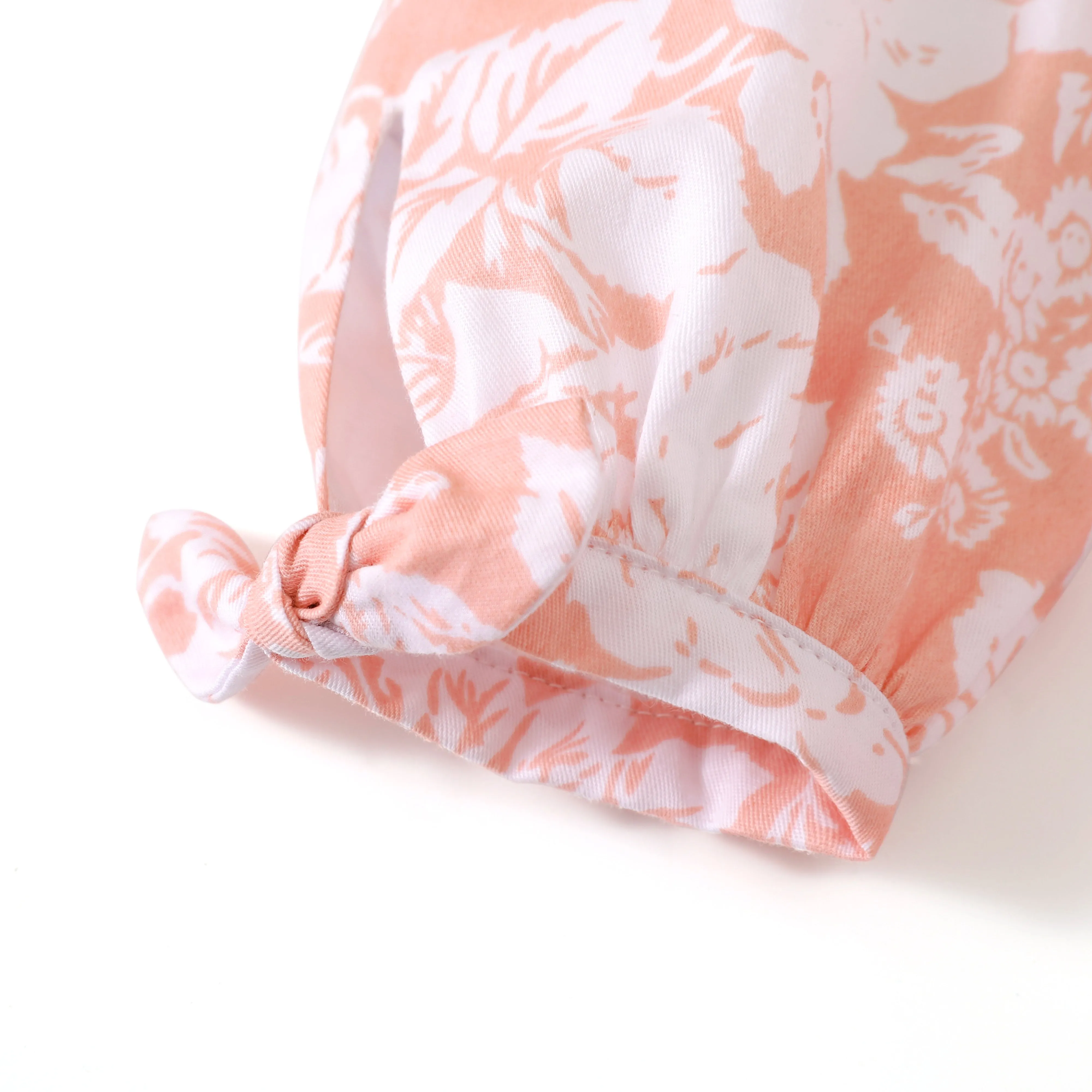 Flofallzique Floral Girls Dress Scoop Back 1/2 Sleeves Vintage Midi Dress Cute Kids Clothes
