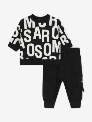 MARC JACOBS Baby Logo Tracksuit in Black