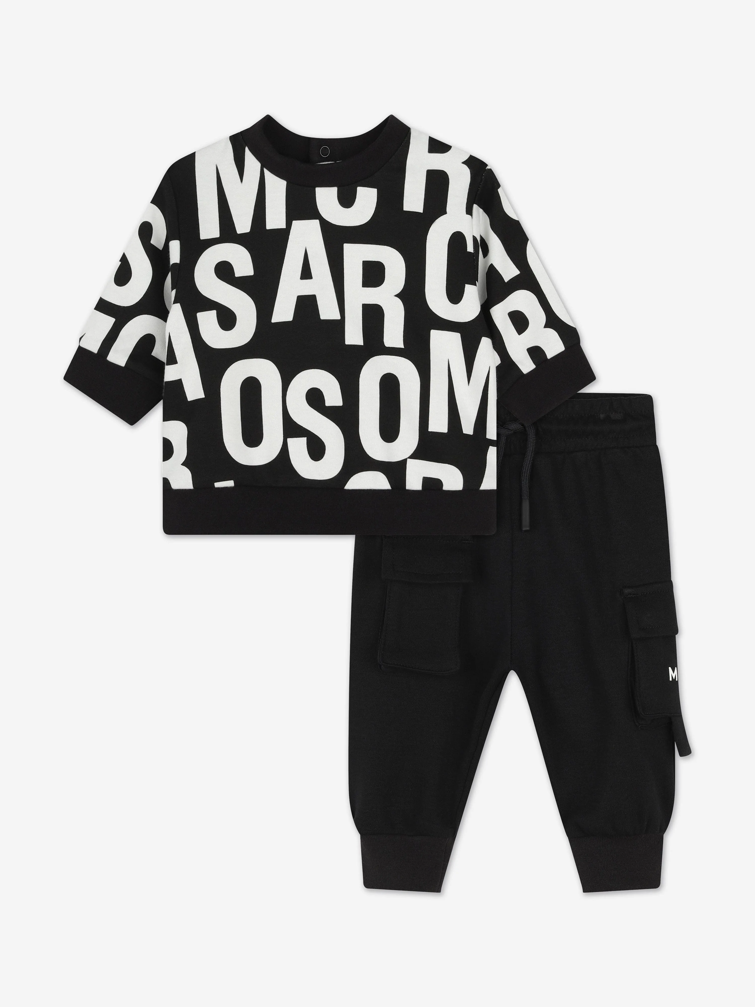 MARC JACOBS Baby Logo Tracksuit in Black