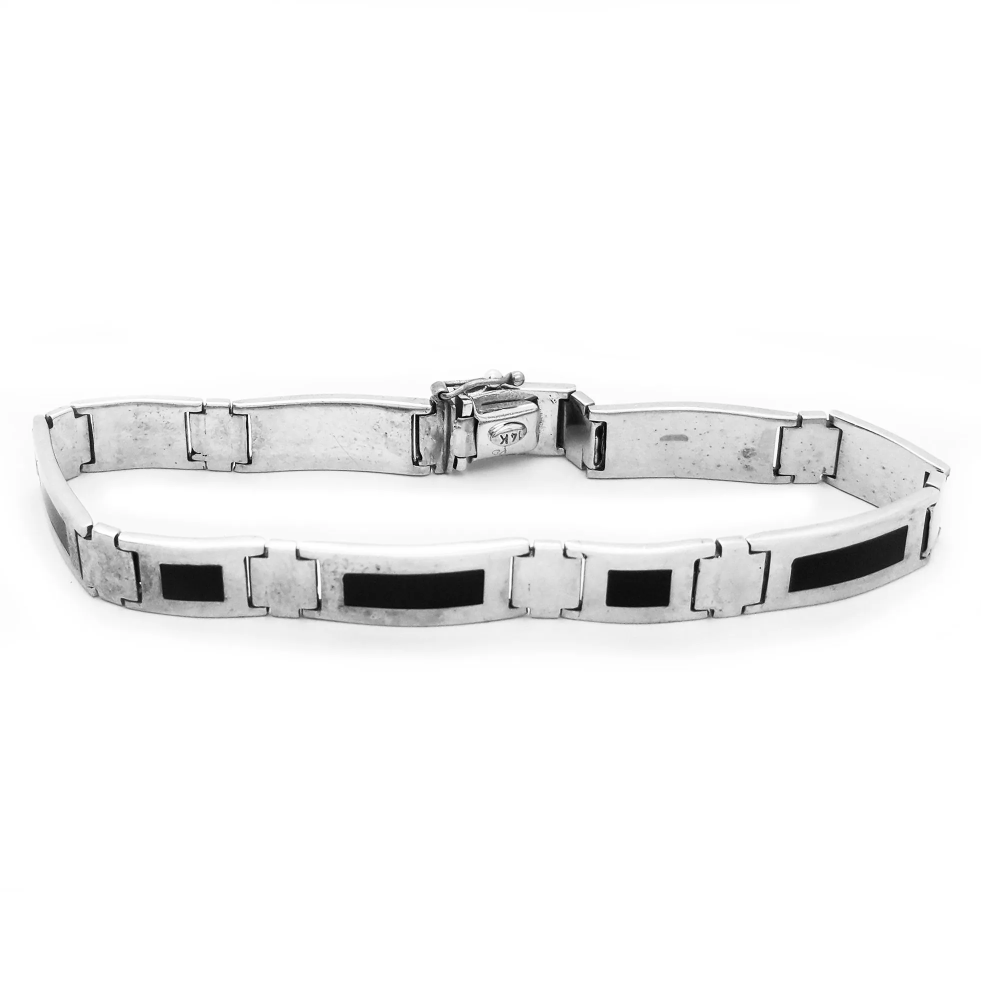 Modern White Gold Bracelet (14K)