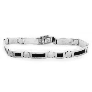 Modern White Gold Bracelet (14K)