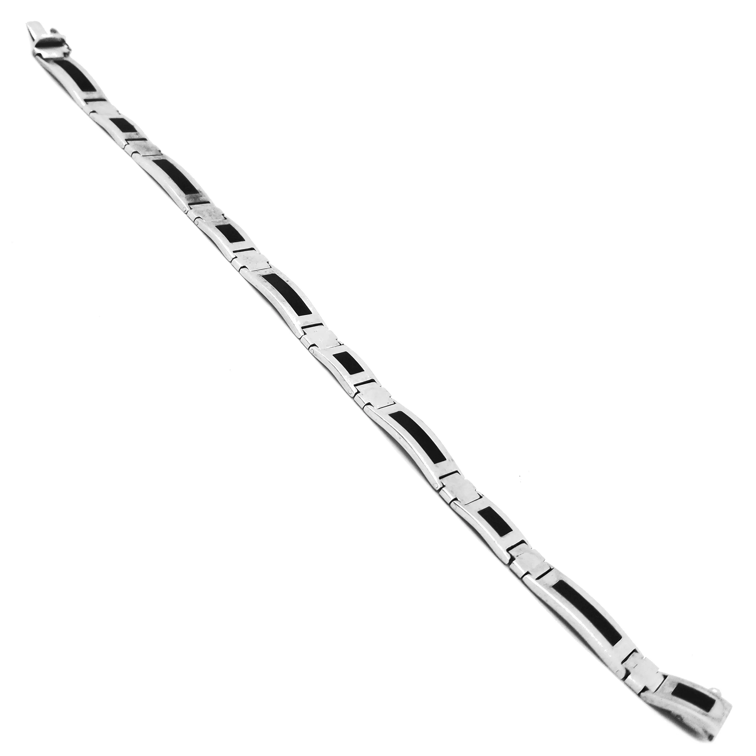 Modern White Gold Bracelet (14K)