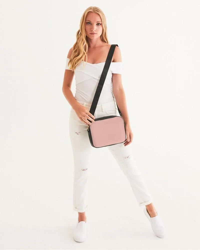 Pale Pastel Pink Red Crossbody Bag | Bright Pale Pastel Pink Red | C0M30Y22K0