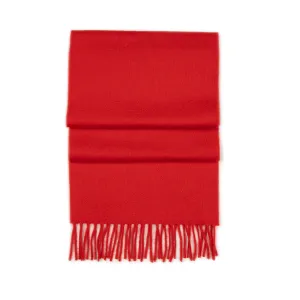 Red Classic Cashmere Scarf