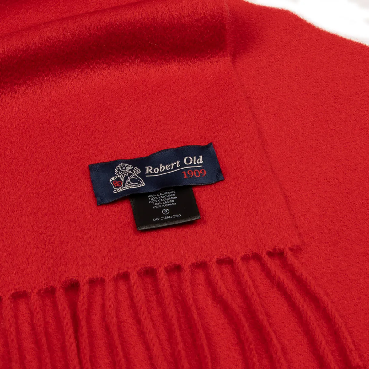 Red Classic Cashmere Scarf
