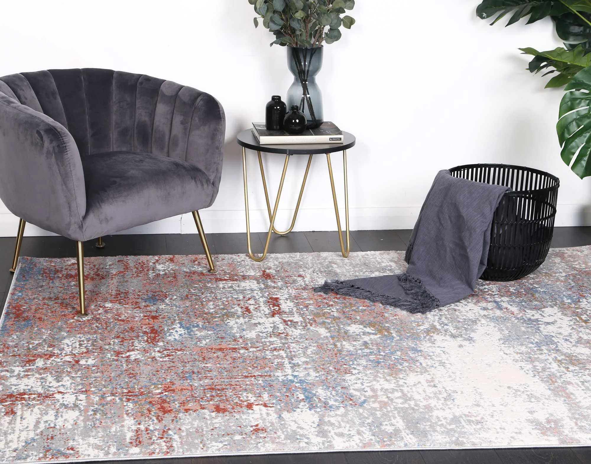 Santana Multi Colour Modern Rug