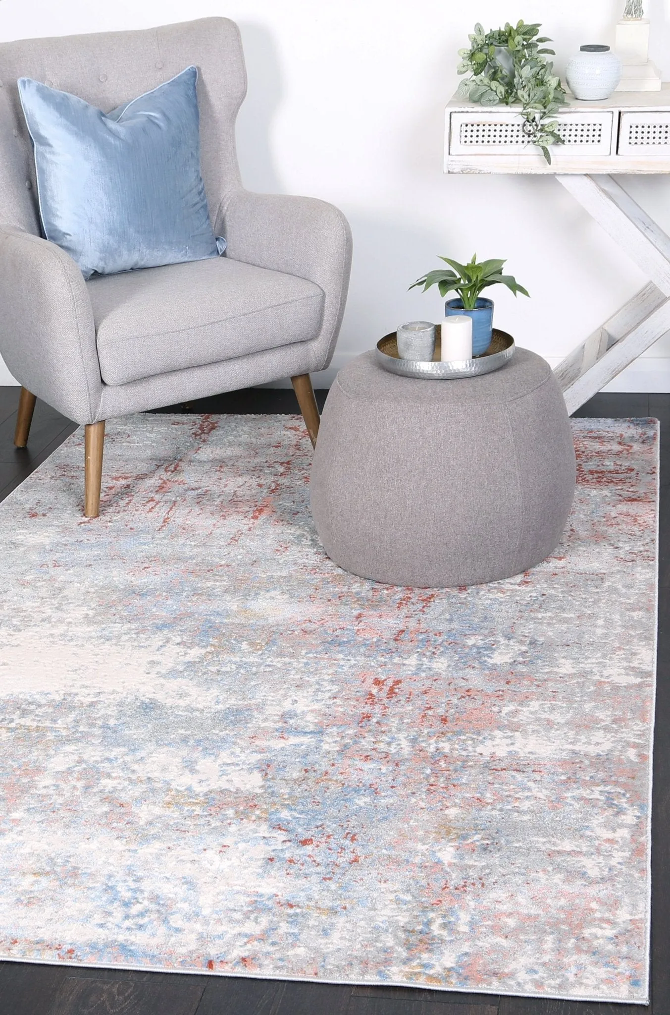 Santana Multi Colour Modern Rug